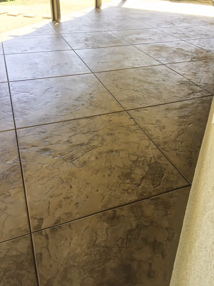 Residential Stamped Concrete — photo 3